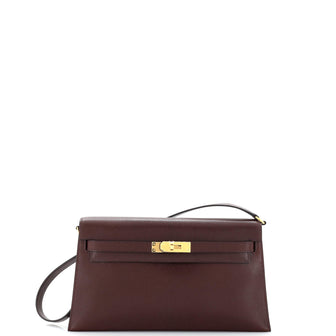 Hermes Kelly Elan Shoulder Bag Chevre Chamkila