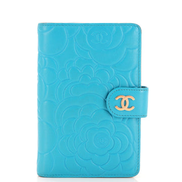 Chanel CC French Wallet Camellia Lambskin Small