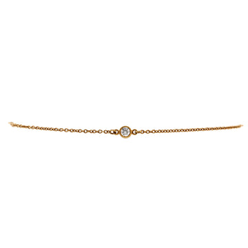 Tiffany & Co. Elsa Peretti Diamonds by the Yard 3 Stone Bracelet 18K Yellow Gold with Diamonds