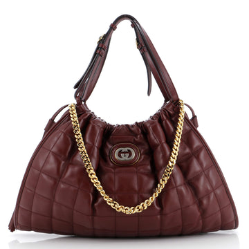 Gucci Deco Tote Matelasse Leather Medium
