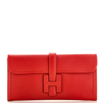 Hermes Jige Elan Clutch Epsom 29