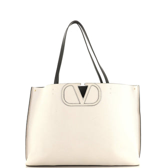 Valentino Garavani VLogo Tote Leather Large