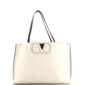 Valentino Garavani VLogo Tote Leather Large