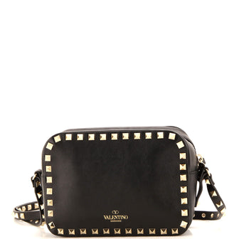 Valentino Garavani Rockstud Camera Crossbody Bag Leather