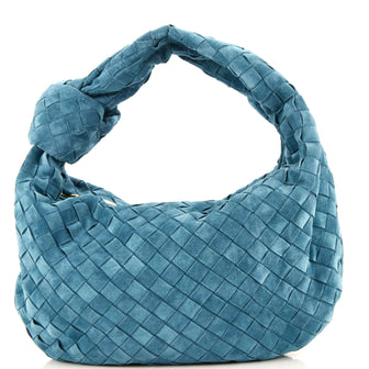 Bottega Veneta BV Jodie Hobo Intrecciato Suede Teen