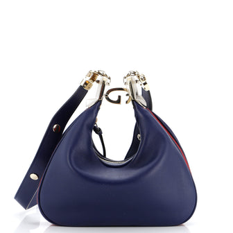 Gucci Attache Shoulder Bag Leather Small