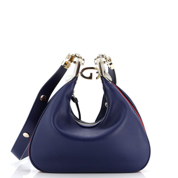 Gucci Attache Shoulder Bag Leather Small