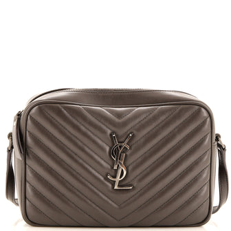 Saint Laurent Lou Camera Bag Matelasse Chevron Leather Small