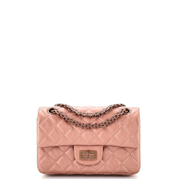 Chanel Reissue 2.55 Flap Bag Quilted Metallic Calfskin Mini