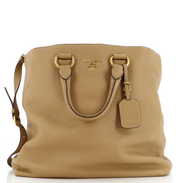 Prada Convertible Shopper Tote Vitello Daino Large