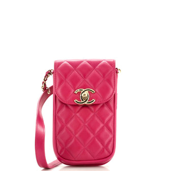 Chanel Belt You Can Phone Waist Bag Quilted Lambskin