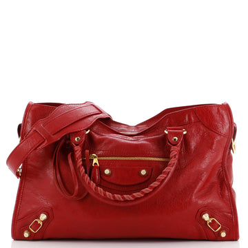 Balenciaga City Giant Studs Bag Leather Medium