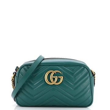 Gucci GG Marmont Shoulder Bag Matelasse Leather Small
