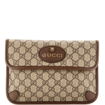 Gucci Neo Vintage Flap Belt Bag GG Coated Canvas