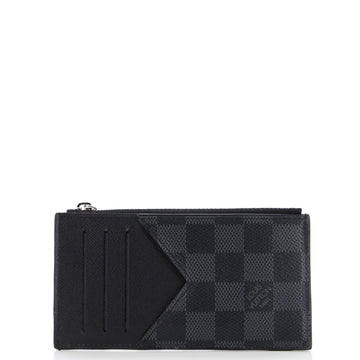 Louis Vuitton Coin Card Holder Damier Graphite