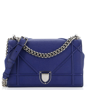 Christian Dior Diorama Flap Bag Grained Calfskin Medium