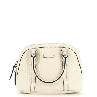Gucci Convertible Dome Satchel (Outlet) Microguccissima Leather Mini