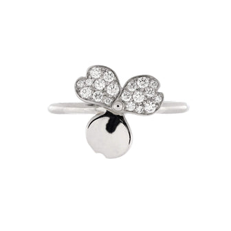 Tiffany & Co. Paper Flowers Ring Platinum with Diamonds