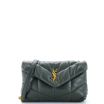 Saint Laurent Loulou Puffer Shoulder Bag Quilted Leather Mini