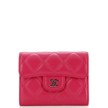 Chanel Classic Flap Card Case Quilted Lambskin