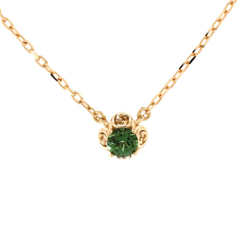 Gucci Running GG Station Necklace 18K Yellow Gold with Multicolor Gemstones