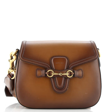 Gucci Lady Web Shoulder Bag Leather Medium