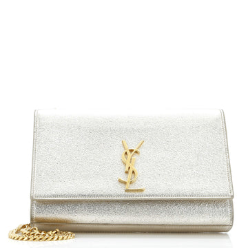 Saint Laurent Classic Monogram Crossbody Bag Glitter Leather Medium