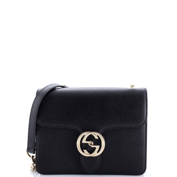 Gucci Interlocking Shoulder Bag Leather Small