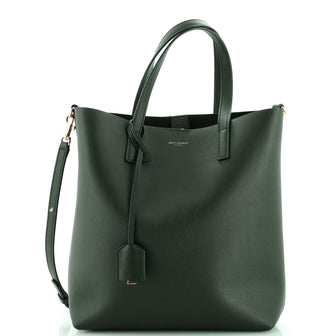 Saint Laurent Shopper Tote Leather Toy