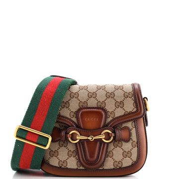 Gucci Lady Web Shoulder Bag GG Canvas Small