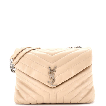 Saint Laurent Loulou Shoulder Bag Matelasse Chevron Leather Medium
