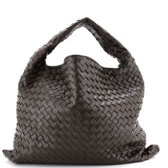 Bottega Veneta Hop Hobo Intrecciato Leather Large