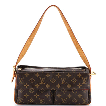 Louis Vuitton Viva Cite Handbag Monogram Canvas MM
