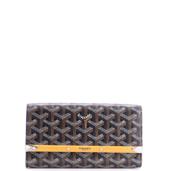 Goyard Monte Carlo Clutch Coated Canvas Mini