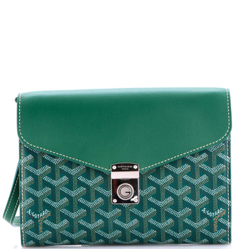 Goyard Chypre Wallet on Strap Coated Canvas with Leather