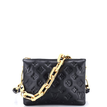 Louis Vuitton Coussin Bag Monogram Embossed Lambskin BB
