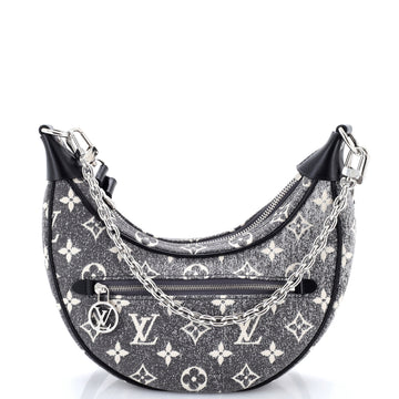 Louis Vuitton Loop Handbag Monogram Jacquard Denim