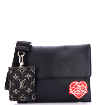 Louis Vuitton Nigo Trio Messenger Pouch Monogram Denim and Taurillon Leather