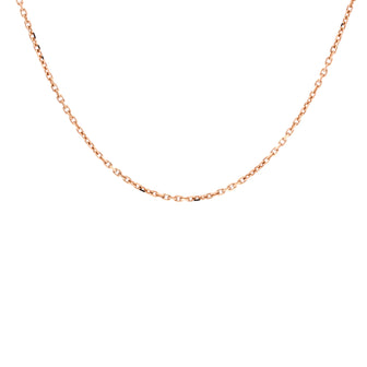 Van Cleef & Arpels Trace Chain Necklace 18K Rose Gold 42cm