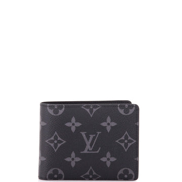 Louis Vuitton Slender Wallet Monogram Eclipse Canvas