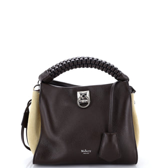 Mulberry Iris Shoulder Bag Leather with Braided Detail Small
