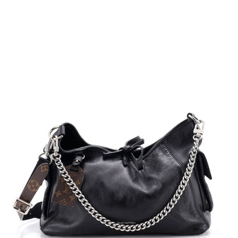 Louis Vuitton CarryAll Cargo Hobo Leather with Monogram Canvas PM