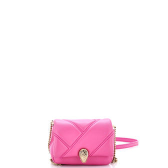 Bvlgari Serpenti Cabochon Shoulder Bag Diagonal Quilted Leather Micro