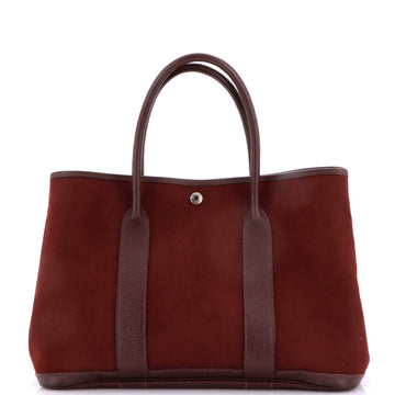 Hermes Garden Party Tote Toile and Leather 36