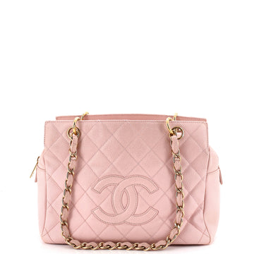Chanel Petite Timeless Tote Quilted Caviar