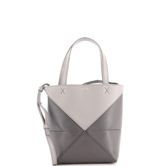Loewe Puzzle Fold Tote Leather Mini