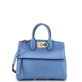 Salvatore Ferragamo Studio Satchel Leather Small