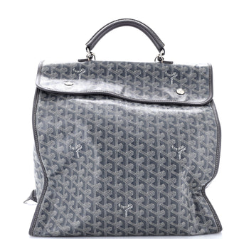 Goyard Saint Leger Briefcase Backpack Coated Canvas