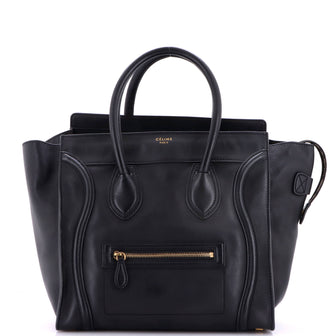 Celine Luggage Bag Smooth Leather Mini