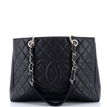 Chanel Grand Shopping Tote Quilted Caviar